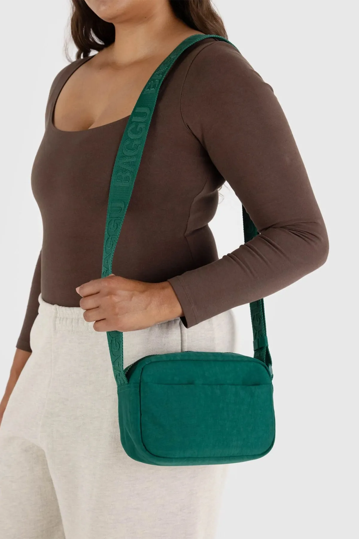 BAGGU Crossbody Camera Bag Cypress