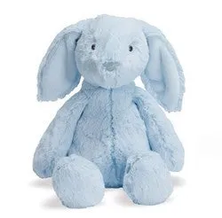 Bailey Bunny - blue soft toy rabbit (medium)