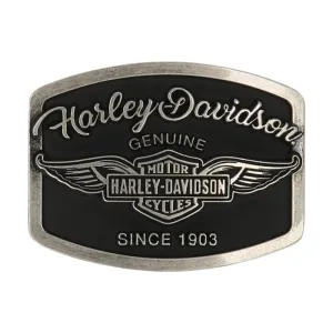 B&S WINGS BELT BUCKLE
