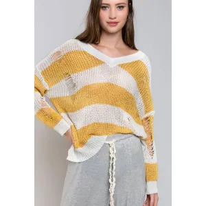 Banana stripped sweater