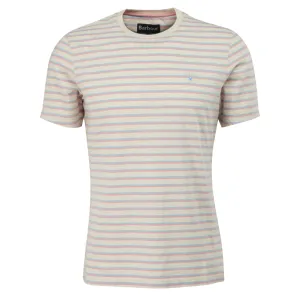 BARBOUR PONTE STRIPE TEE MTS1123WH11 WHITE