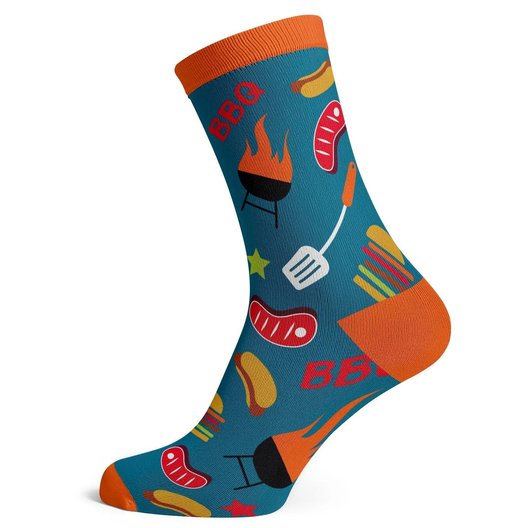 BBQ Collage Socks