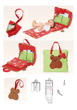 BD6623 Burda Style Pattern for changing bag