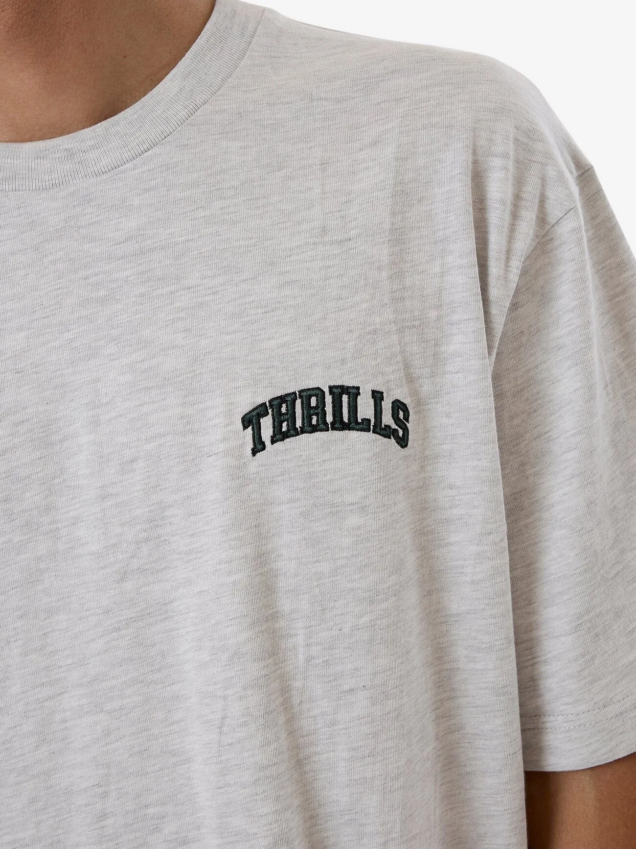Believe Oversize Fit Tee - White Marle
