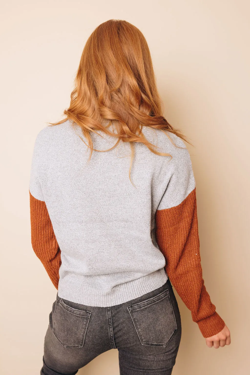 Bella Color Block Casual Sweater