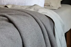 Bemboka Fine Rib Angora & Merino Wool Throw - Pre-Shrunk