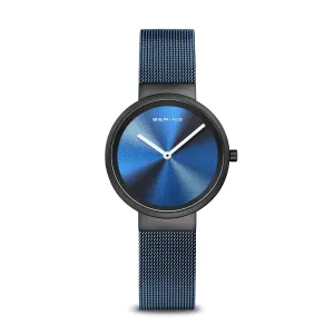 Bering Ladies' 19031-327 Classic Blue Stainless Steel Watch