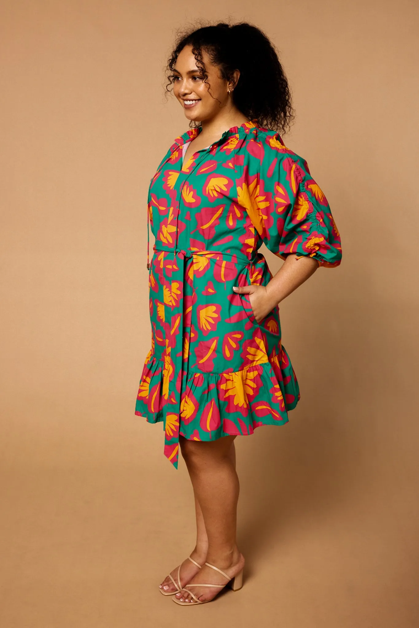 Berlin Mini Dress in Caledonia Junebug