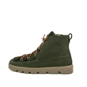 Bernardo Dana Snow Boots Fabric Green Colour For Women