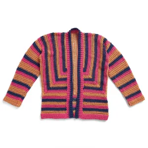 Bernat Bold Mesh Crochet Cardigan