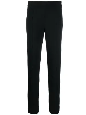 BI-STRETCH CREPE SLIM TROUSERS 001 BLK