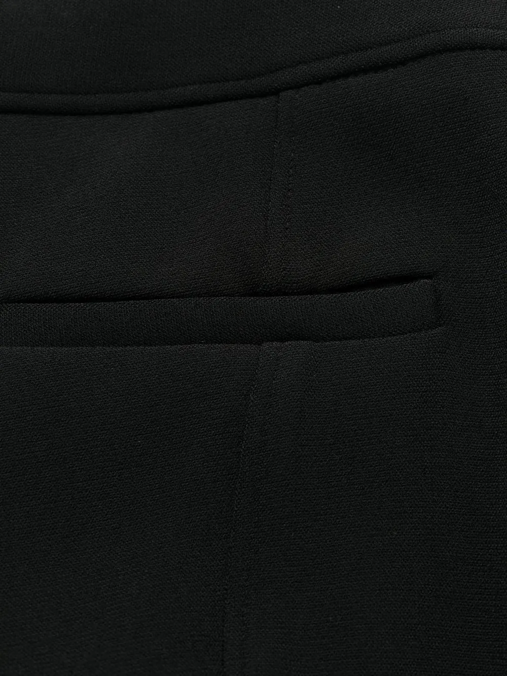 BI-STRETCH CREPE SLIM TROUSERS 001 BLK