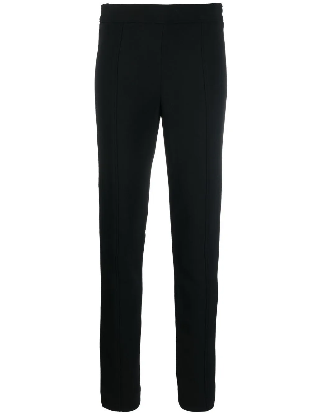 BI-STRETCH CREPE SLIM TROUSERS 001 BLK