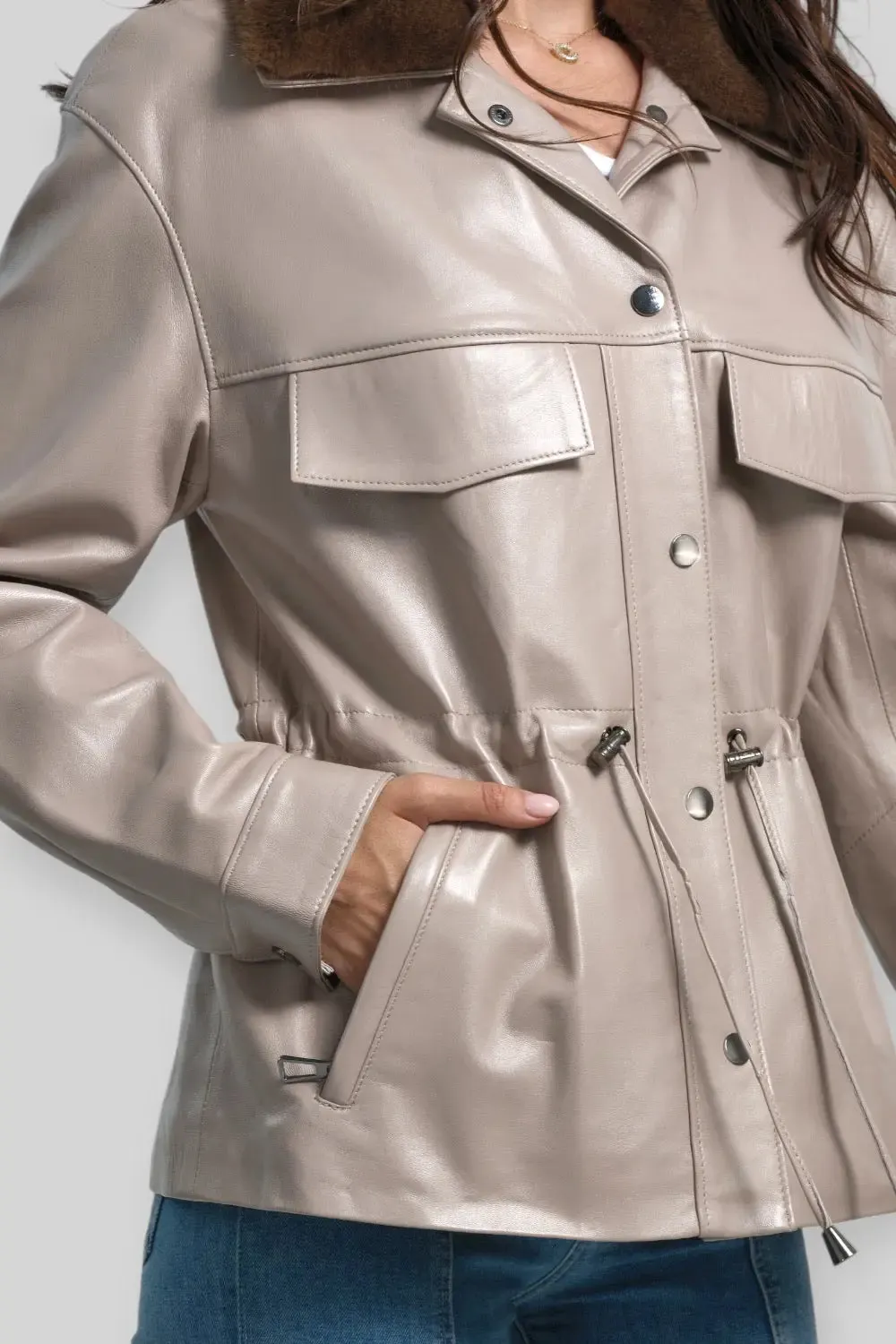 Bianca Classic Leather Jacket