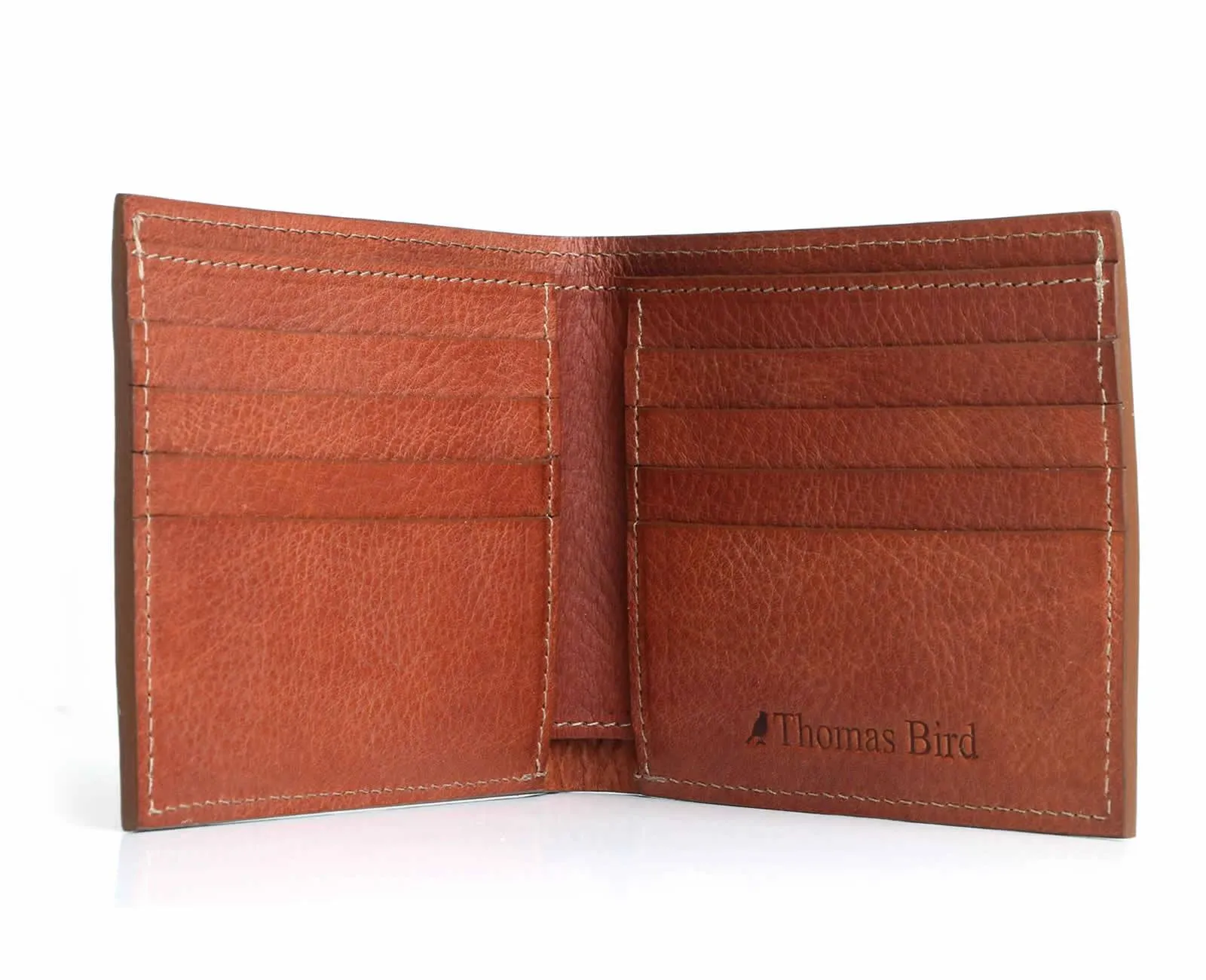 Bifold Leather Wallet Tan