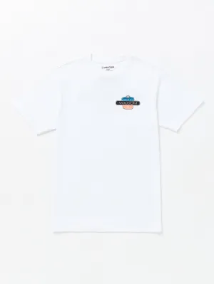 Big Boys Back Fill Short Sleeve Tee - White