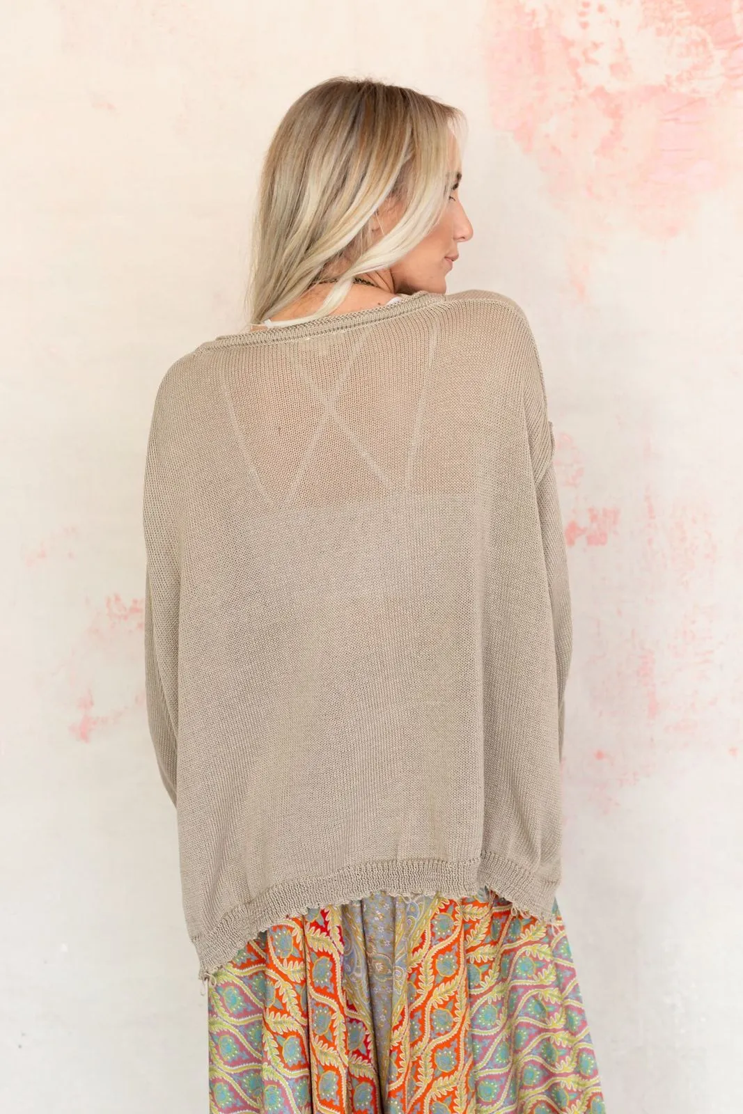 Billowy Day Sweater - Taupe