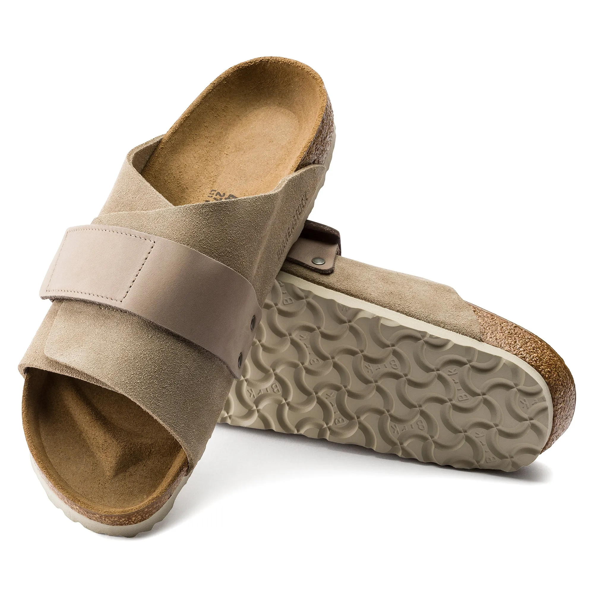Birkenstock Kyoto Nubuck Suede Leather Sandal