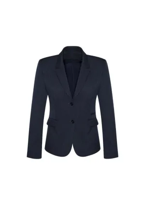 Biz Corporates Womens 2 Button Mid Length Jacket 64019