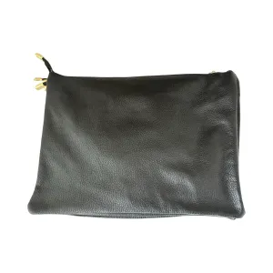 BL37840 Black Leather Shouder Bag