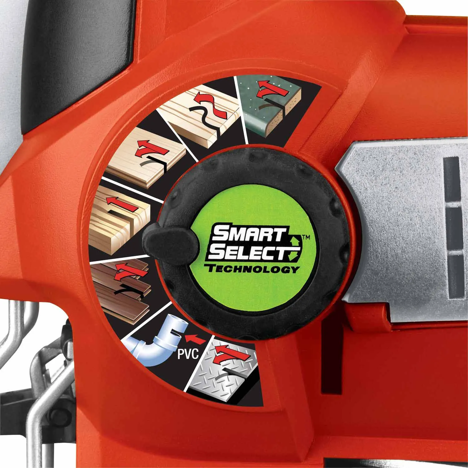 Black & Decker JS670V Line Finder Orbital Jigsaw with Smart Select Technology