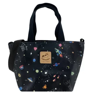 Black Galaxy Mini Travel Tote