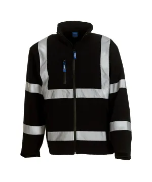 Black - Hi-vis softshell jacket (HVK09)