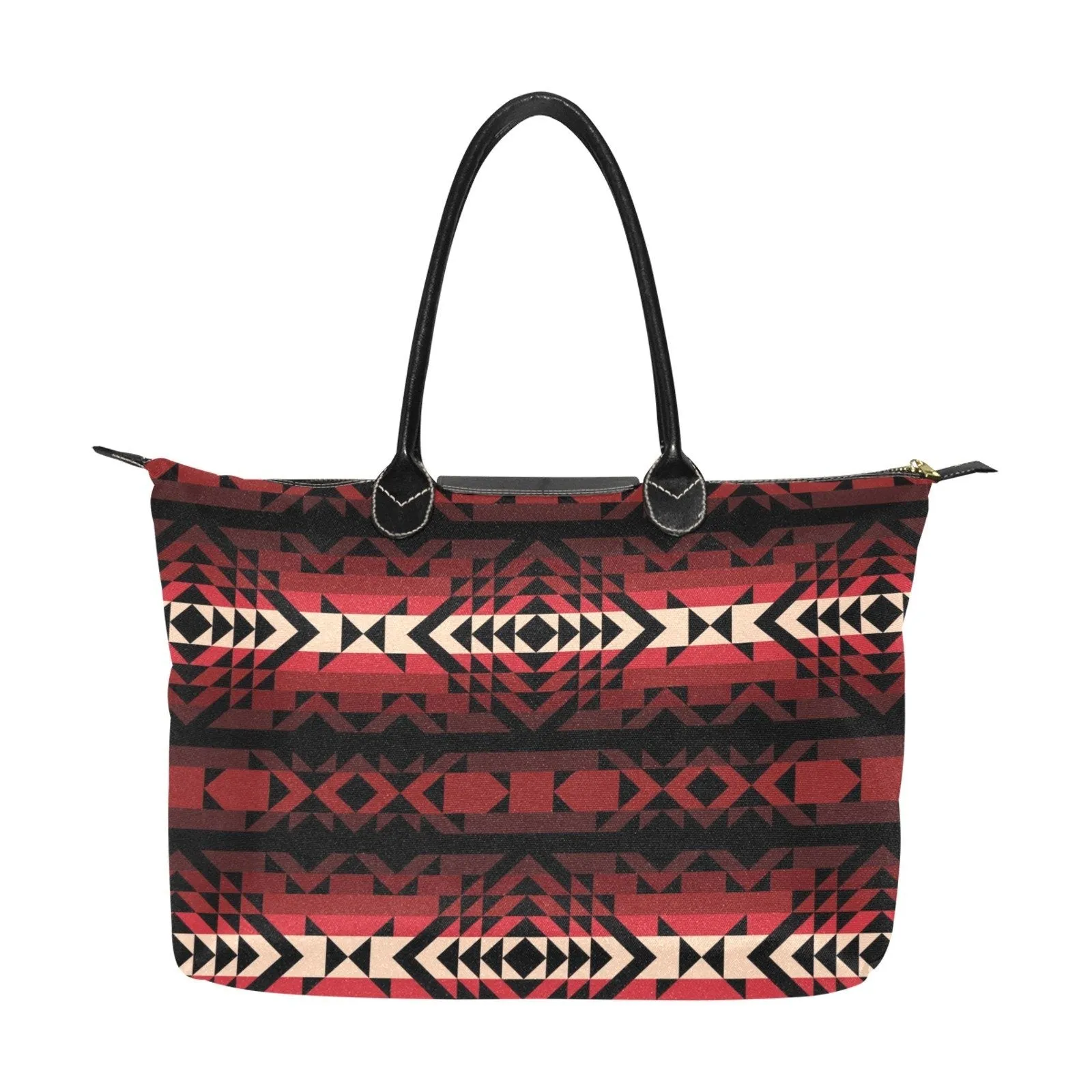 Black Rose Single-Shoulder Lady Handbag