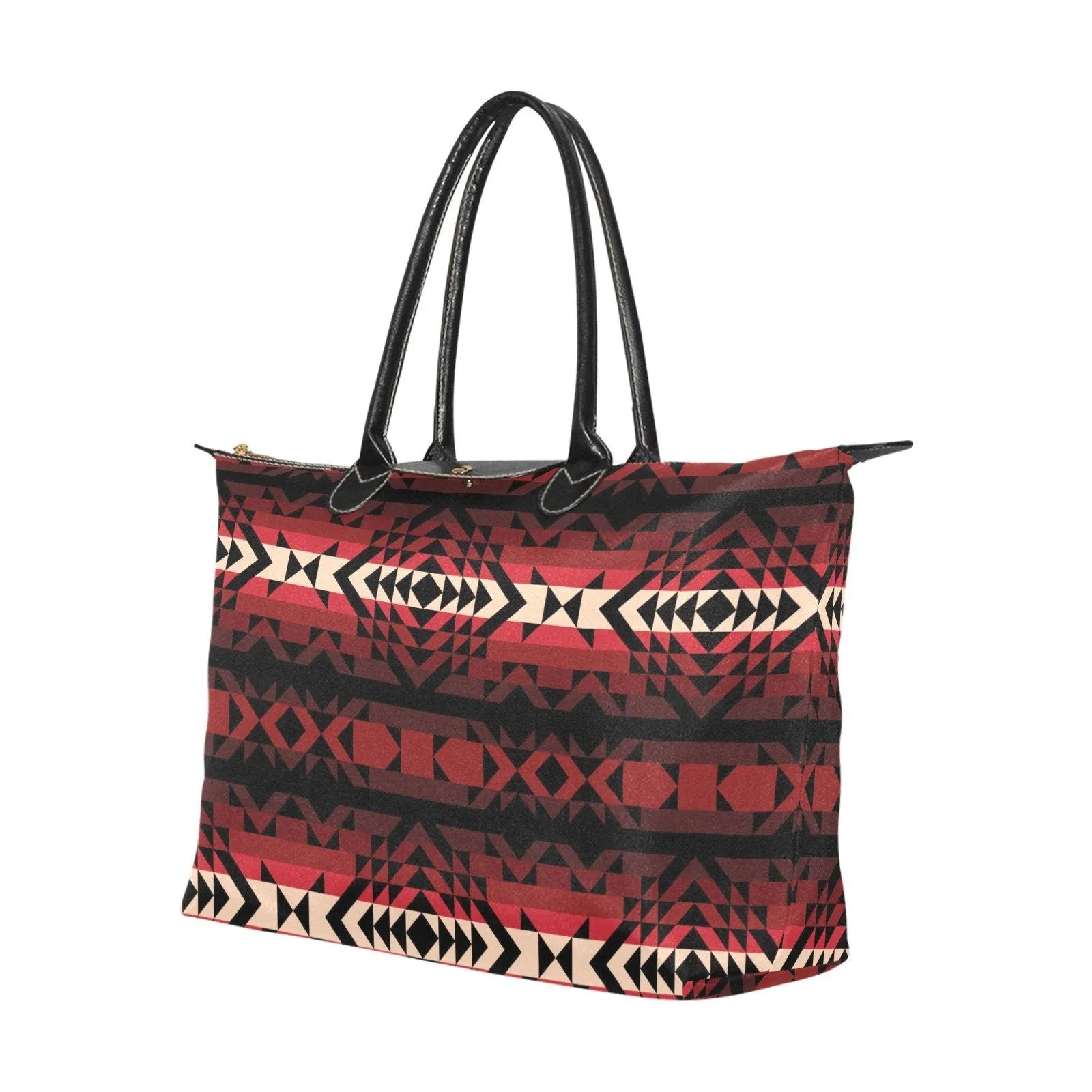 Black Rose Single-Shoulder Lady Handbag