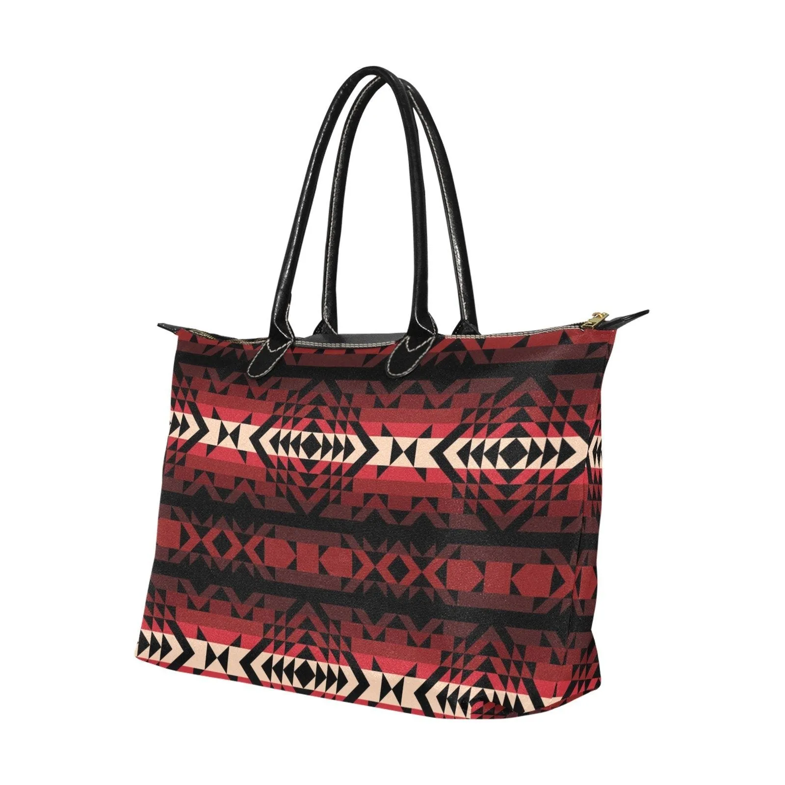 Black Rose Single-Shoulder Lady Handbag