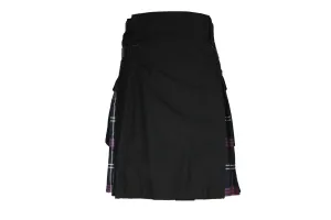 Black Utility Kilts Pride of Scotland Tartan Pleats
