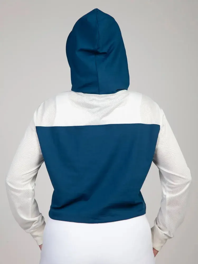 Blue & Cream Hoodie