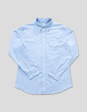 BLUE CHAMBRAY LONG SLEEVE SHIRT