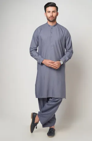 Blue Fancy Kurta Shalwar