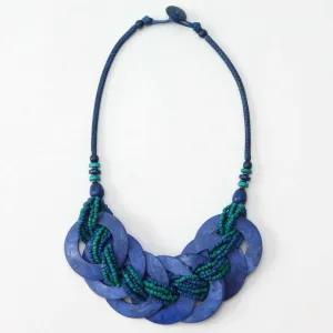 Blue Shell Heidi Choker Necklace