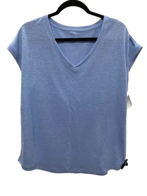 Blue Top Short Sleeve Basic Talbots, Size L