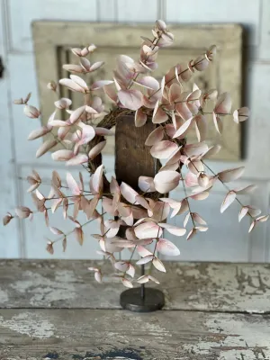 Blushing Eucalyptus Wreath | 15" | CASE PACK SPECIAL!  $4.95