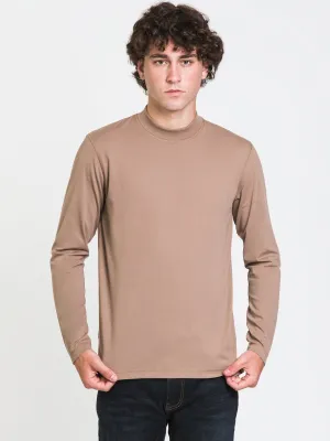 BOATHOUSE LONG SLEEVE MOCK NECK TEE - CLEARANCE