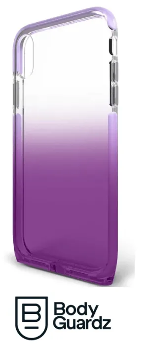 BodyGuardz Harmony iPhone X/Xs Clear/Purple Case