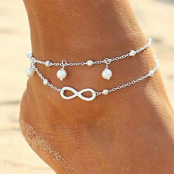 Bohemian Colorful Turkish Eyes Anklets for Women