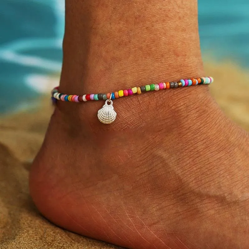 Bohemian Colorful Turkish Eyes Anklets for Women