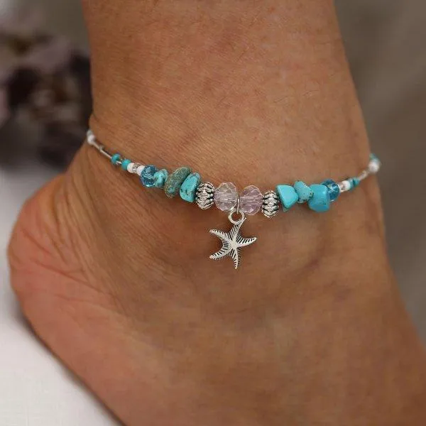 Bohemian Colorful Turkish Eyes Anklets for Women