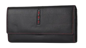 BOL/Open Road Women's Red Stitch Leather Clutch
