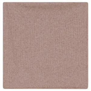 Bondoux Bebe Mauve Ribbed Knit Blanket