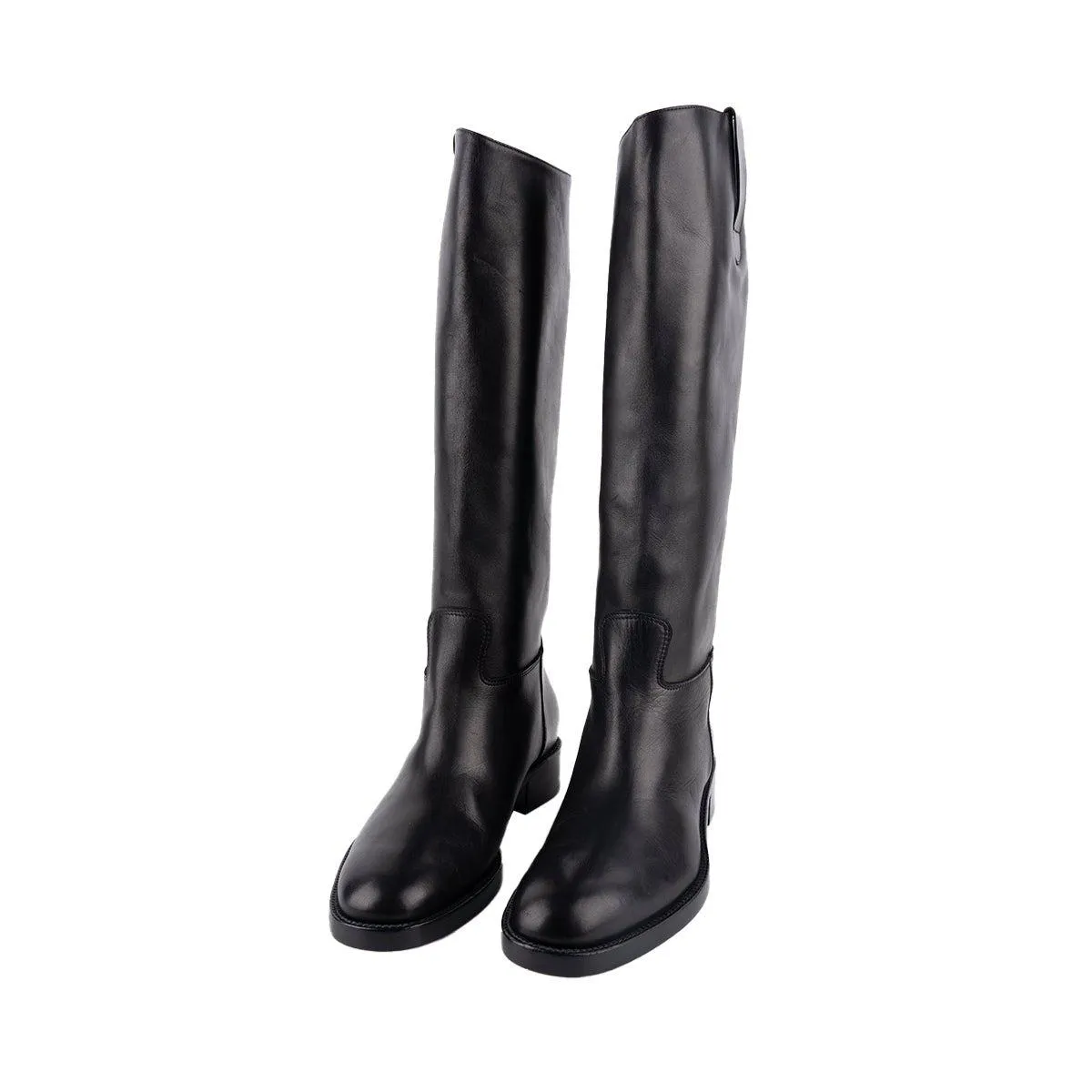 Borint High Boots Leather Black Colour For Women