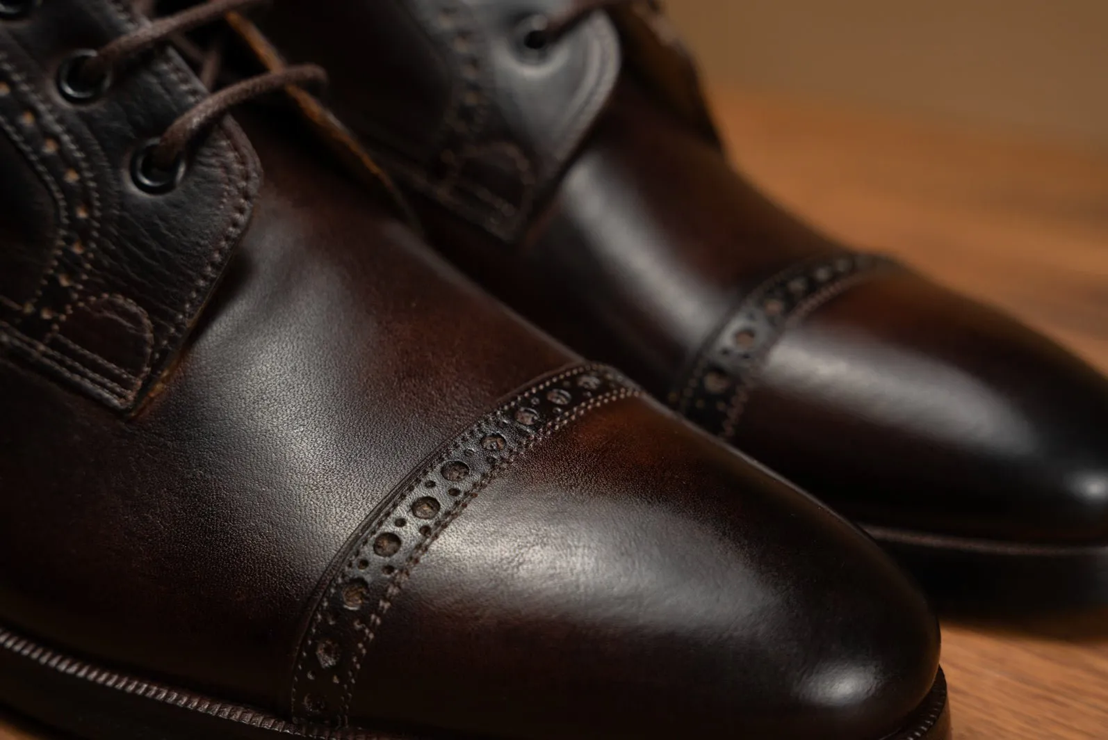 Bosphorus Leather Boots - Cadbury