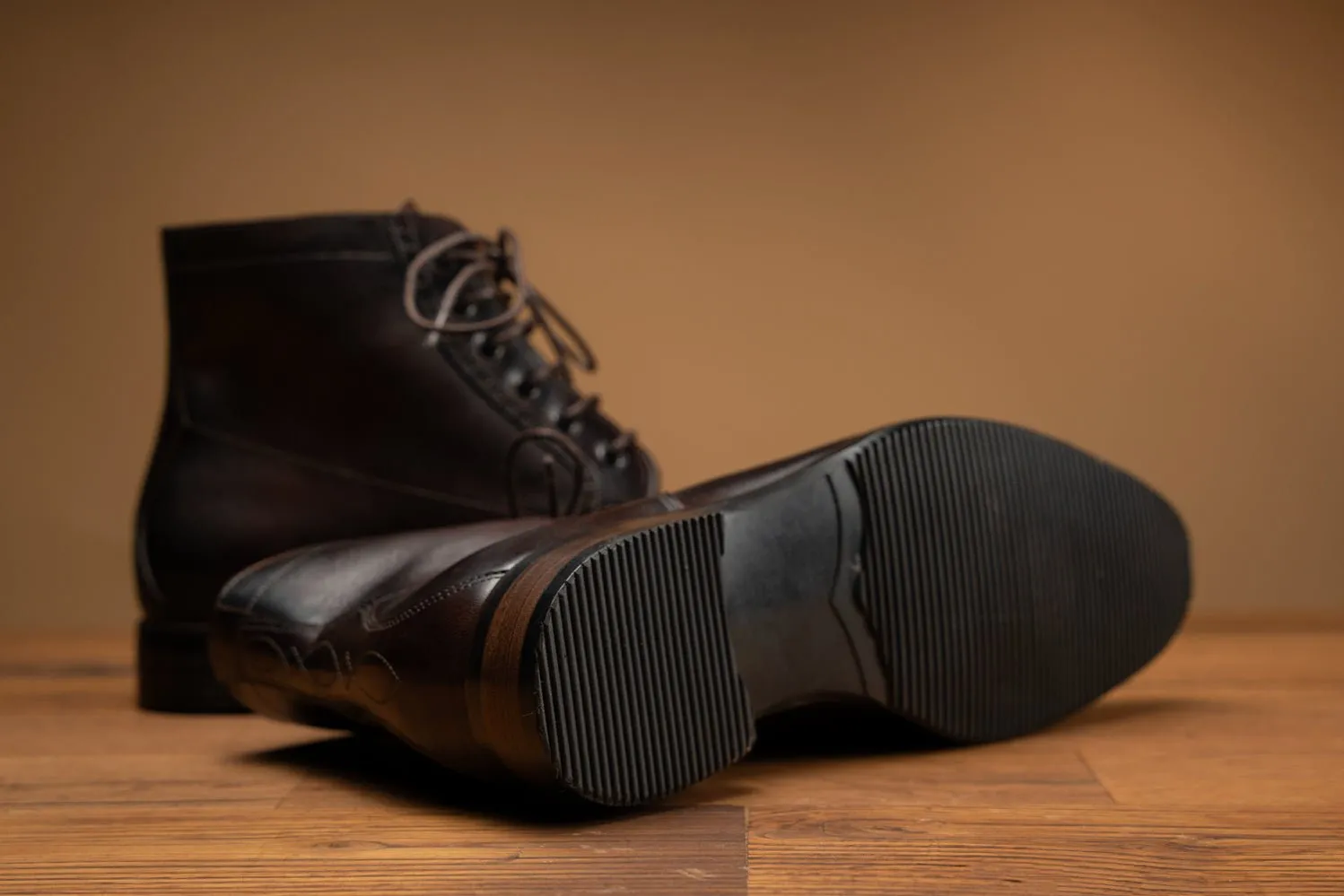 Bosphorus Leather Boots - Cadbury