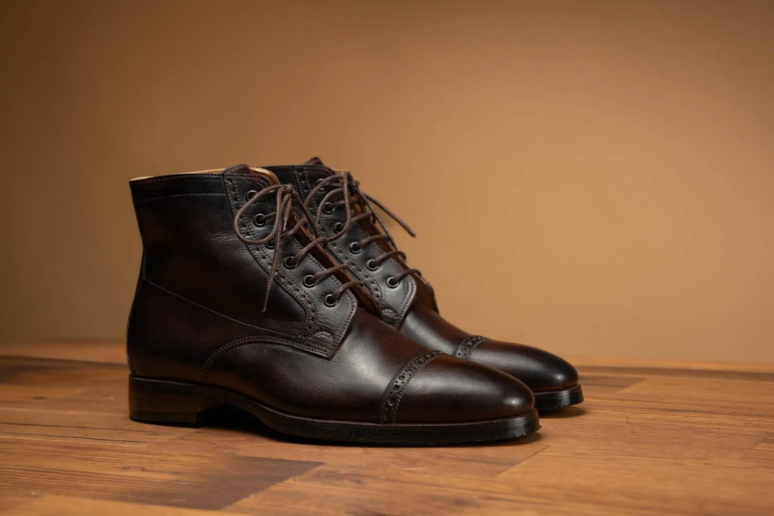 Bosphorus Leather Boots - Cadbury
