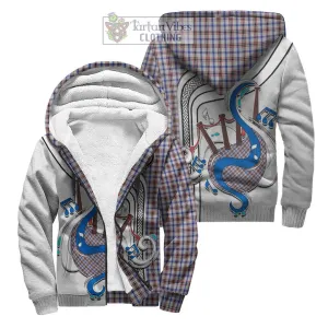 Boswell Tartan Sherpa Hoodie with Epic Bagpipe Style