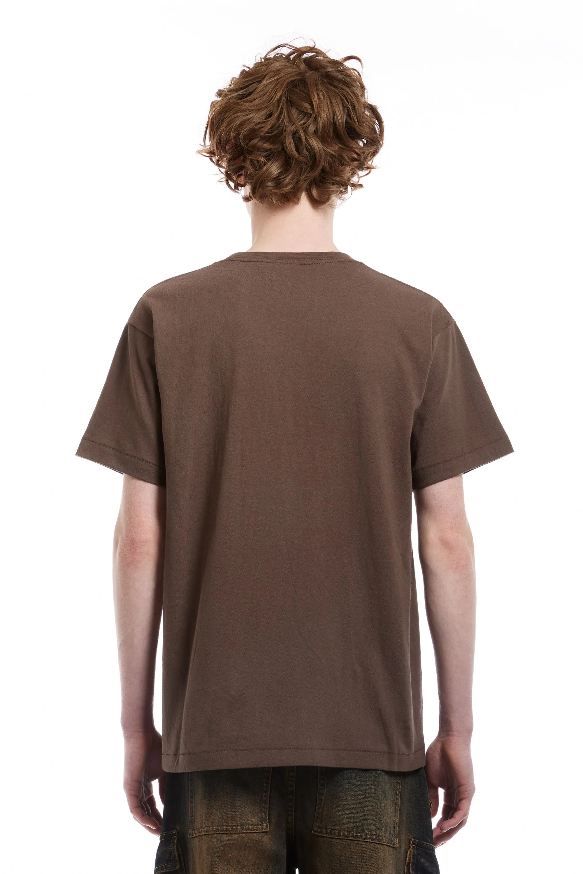 BOTT - SPACE LOGO TEE BROWN